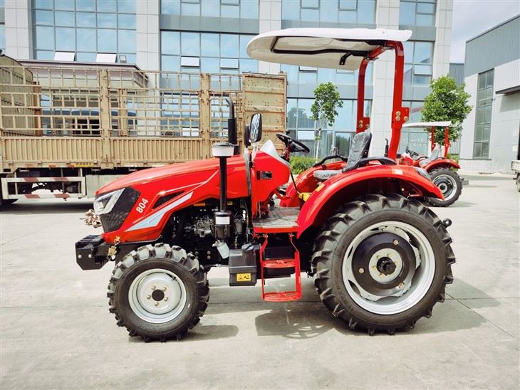 Factory Direct 80HP Tractor With ROPS Safety Frame price